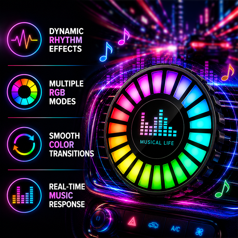 Music Sync RGB Light--Turn Every Drive Into A Light Show