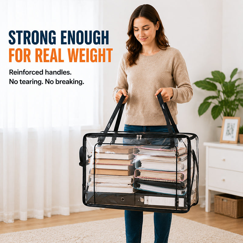 ⏰🔥LIMITED TIME 50% OFF! 🏠 Transparent Large-Capacity Dustproof & Moisture-Proof Storage Bag – Declutter Your Home Fast ✨