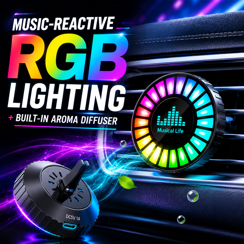 Music Sync RGB Light--Turn Every Drive Into A Light Show