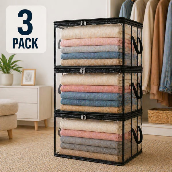 ⏰🔥LIMITED TIME 50% OFF! 🏠 Transparent Large-Capacity Dustproof & Moisture-Proof Storage Bag – Declutter Your Home Fast ✨