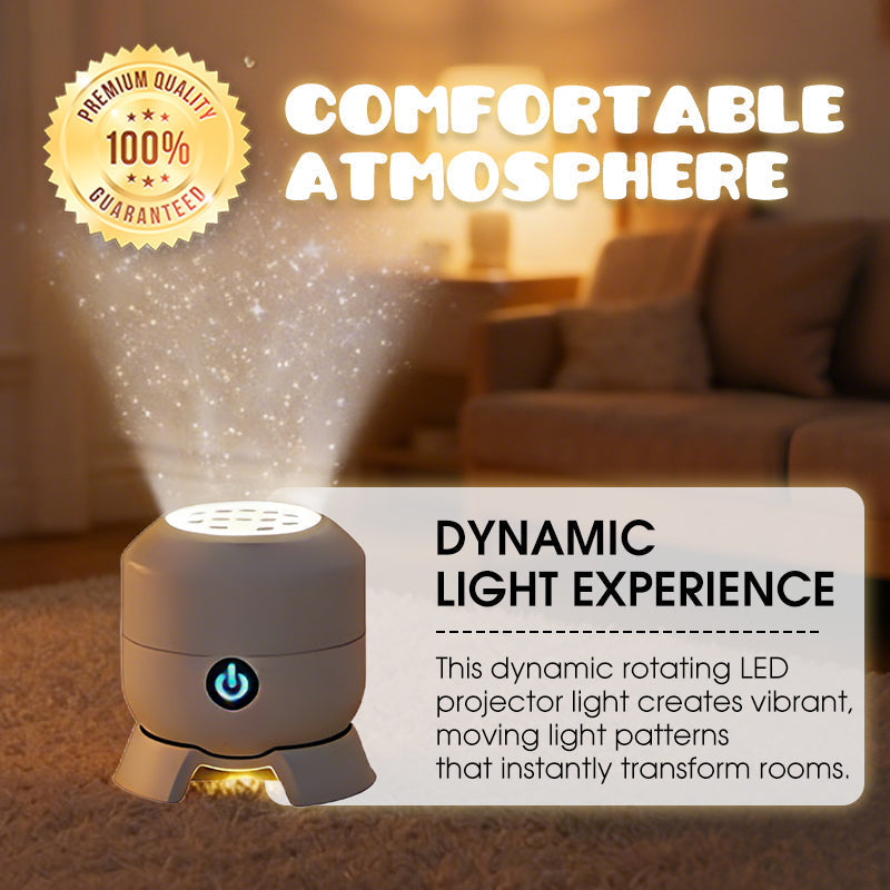 Next-Gen 5D Smart Rotating Ambient Projector-Bring the Living Ocean & Festive Magic Into Your Space.