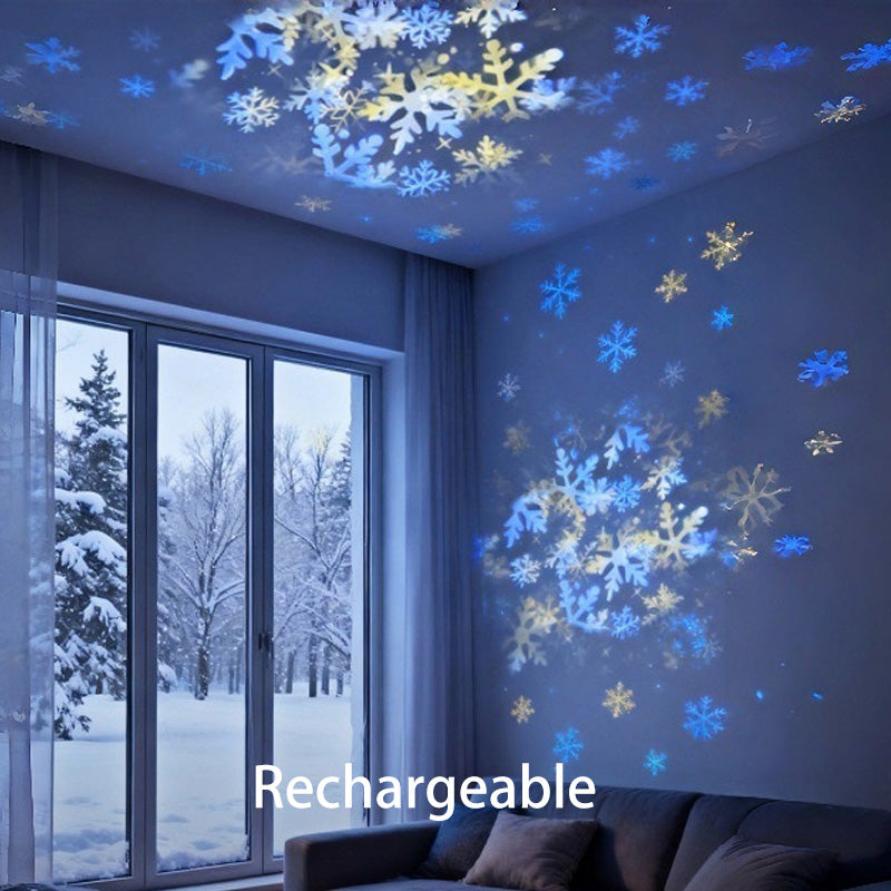 Next-Gen 5D Smart Rotating Ambient Projector-Bring the Living Ocean & Festive Magic Into Your Space.